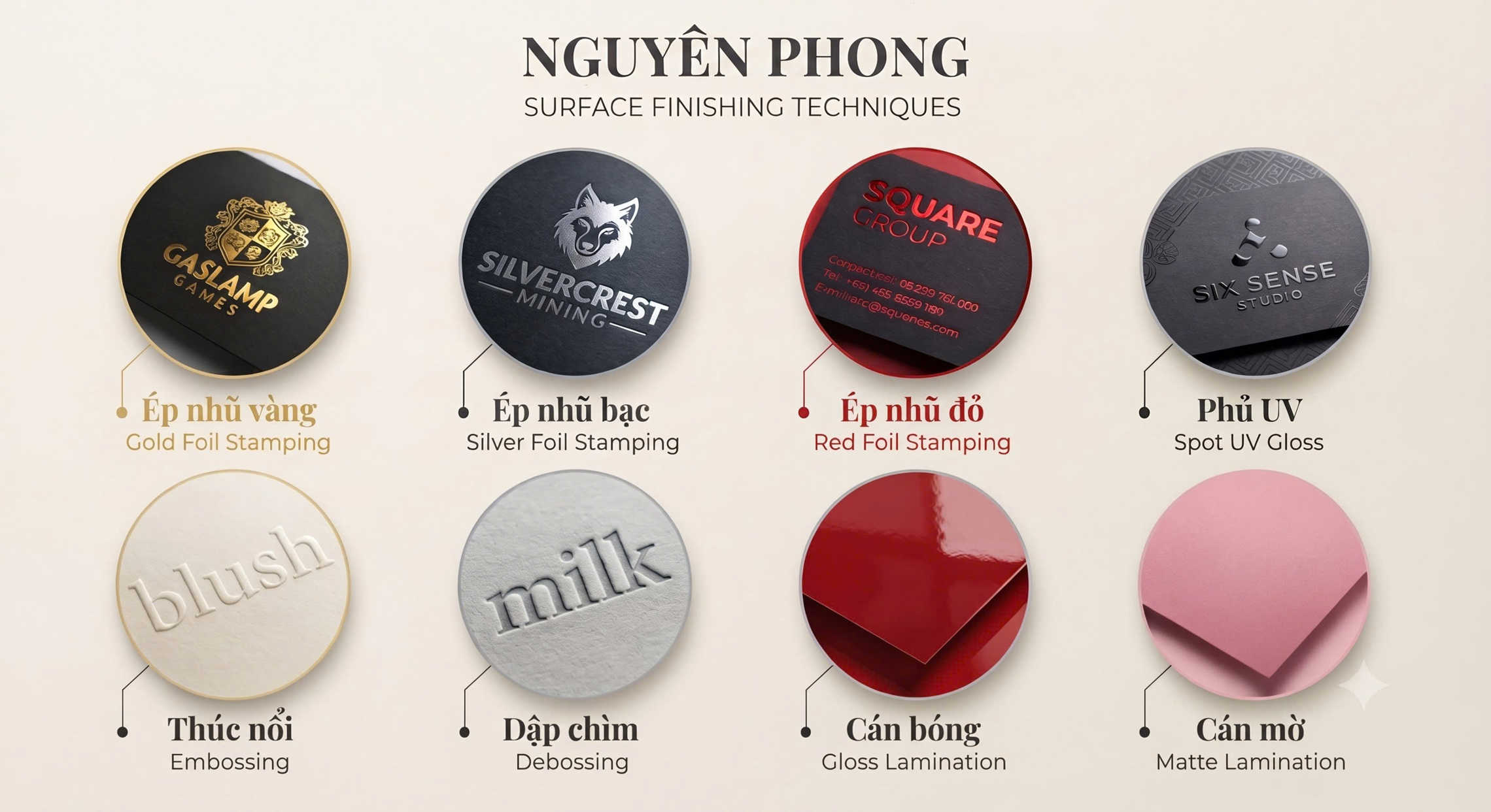 Một số loại gia công phổ biến trên hộp giấy 